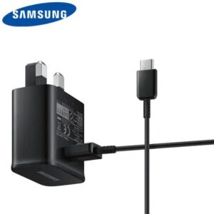 Official Samsung 15W Fast Charger 3-Pin UK With USB to Type-C Cable